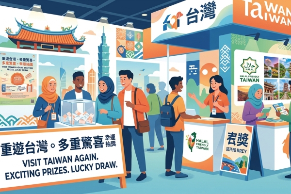 大馬旅展台灣館攬客　重遊旅客愛台灣