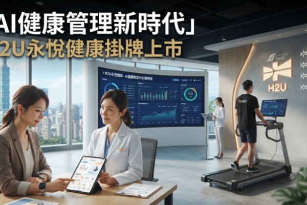 H2U永悅健康AI健康管理平台正式掛牌上市　臺灣數位健康生態系加速成形