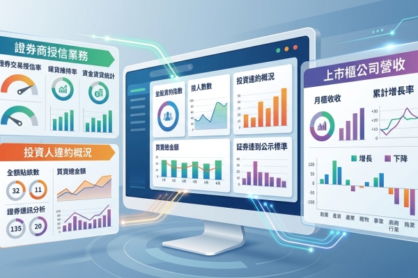 證交所「台股儀表板」9/23上線 整合授信、違約與營收3大資訊