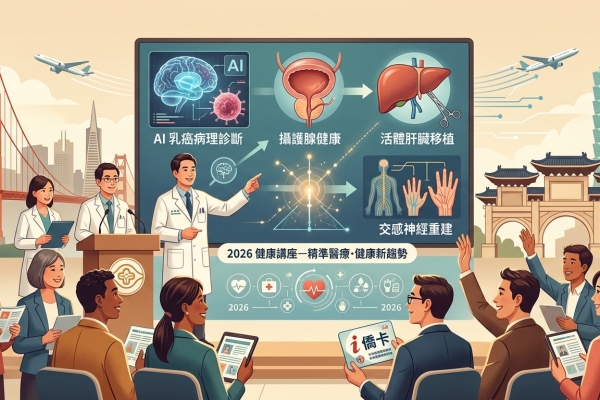 長庚醫療團隊赴金山灣區 舉辦精準醫療健康講座
