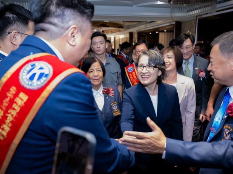 國際同濟會台灣總會長交接 蕭美琴盼持續為社會注入溫暖